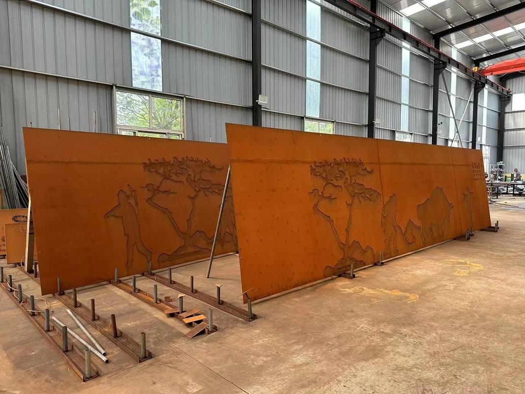 靖远耐候钢幕墙